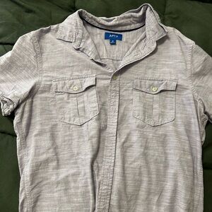 Purple APT 9 short sleeves button down